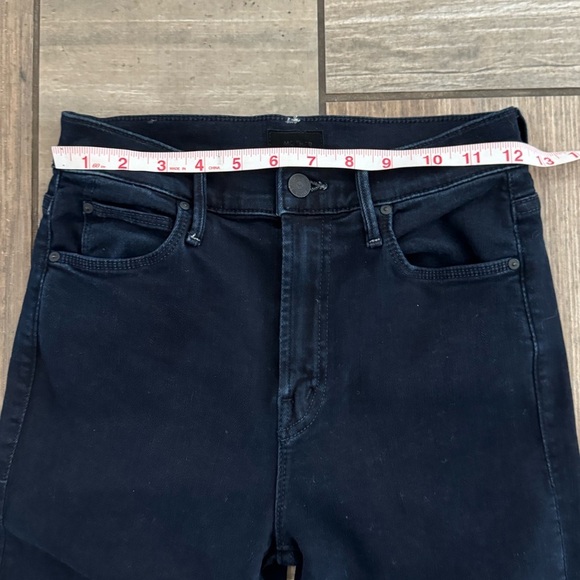 MOTHER Women's Skinny Jeans - Dark Blue - Picture 14 of 14